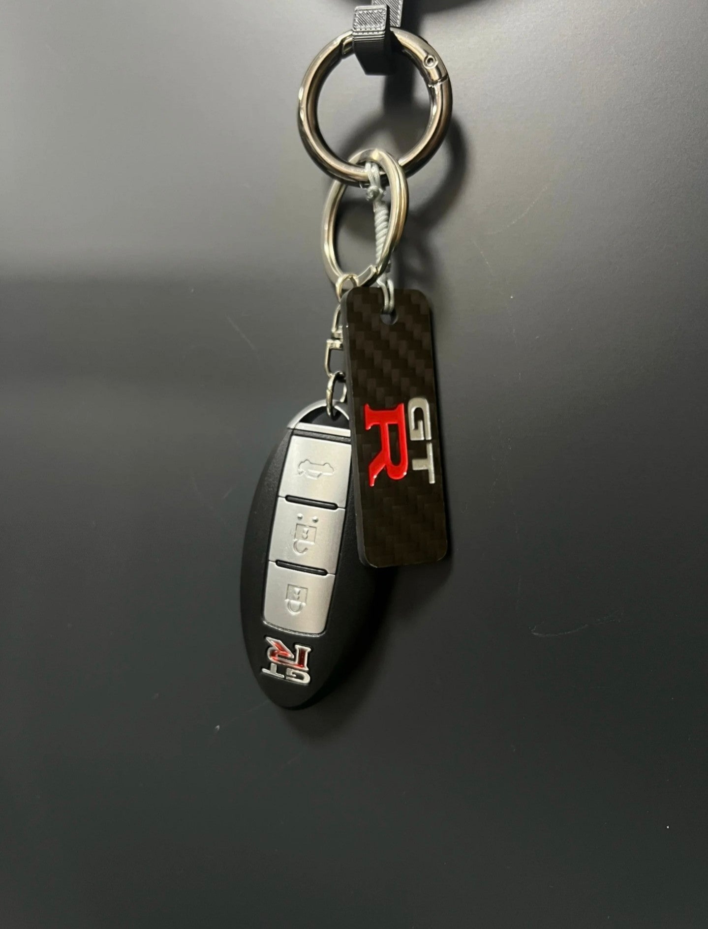 JDM Carbon Fiber Car Keychain