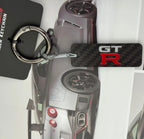 JDM Carbon Fiber Car Keychain