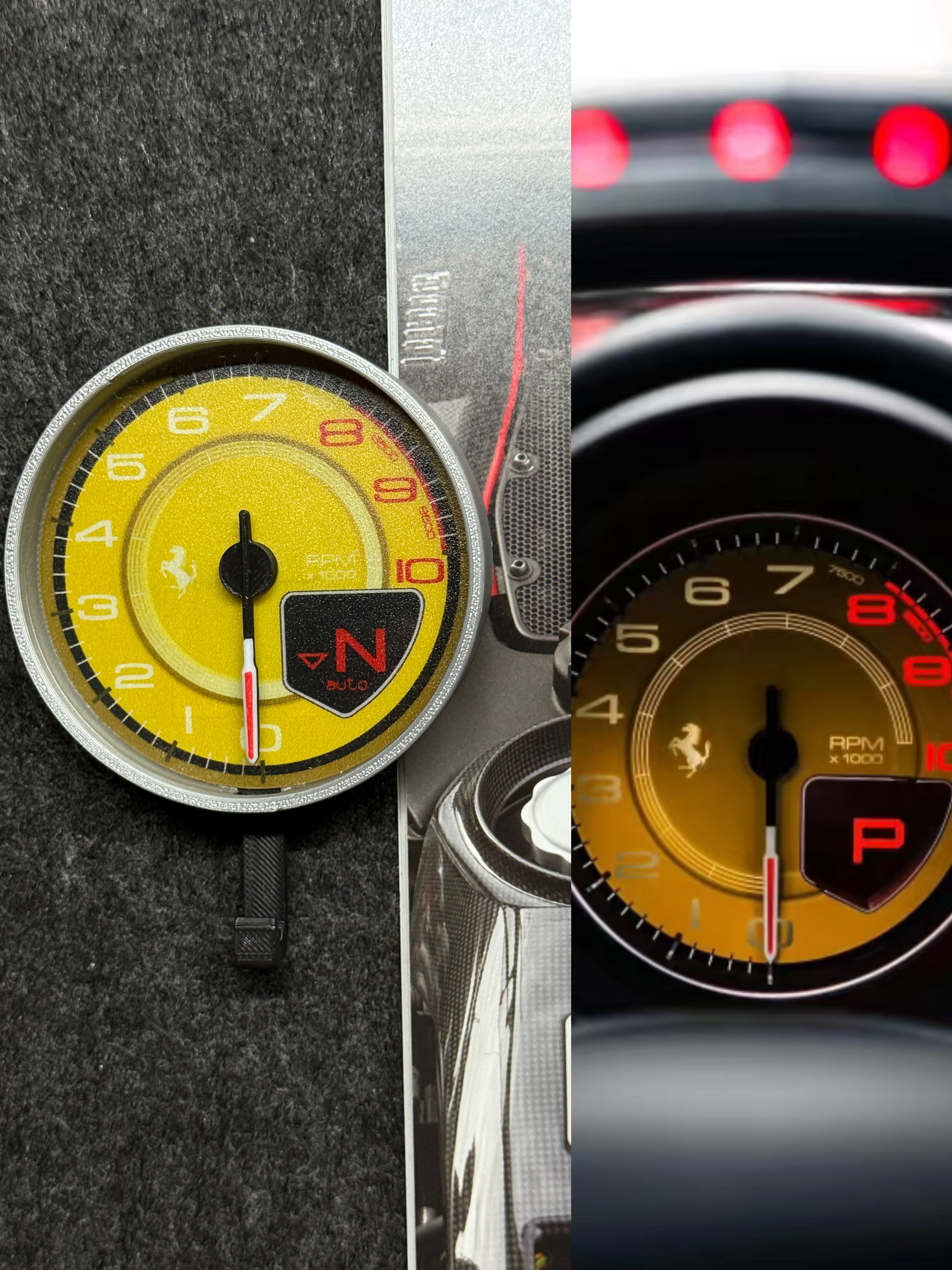 Tachometer Key Holder