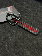 JDM Carbon Fiber Car Keychain