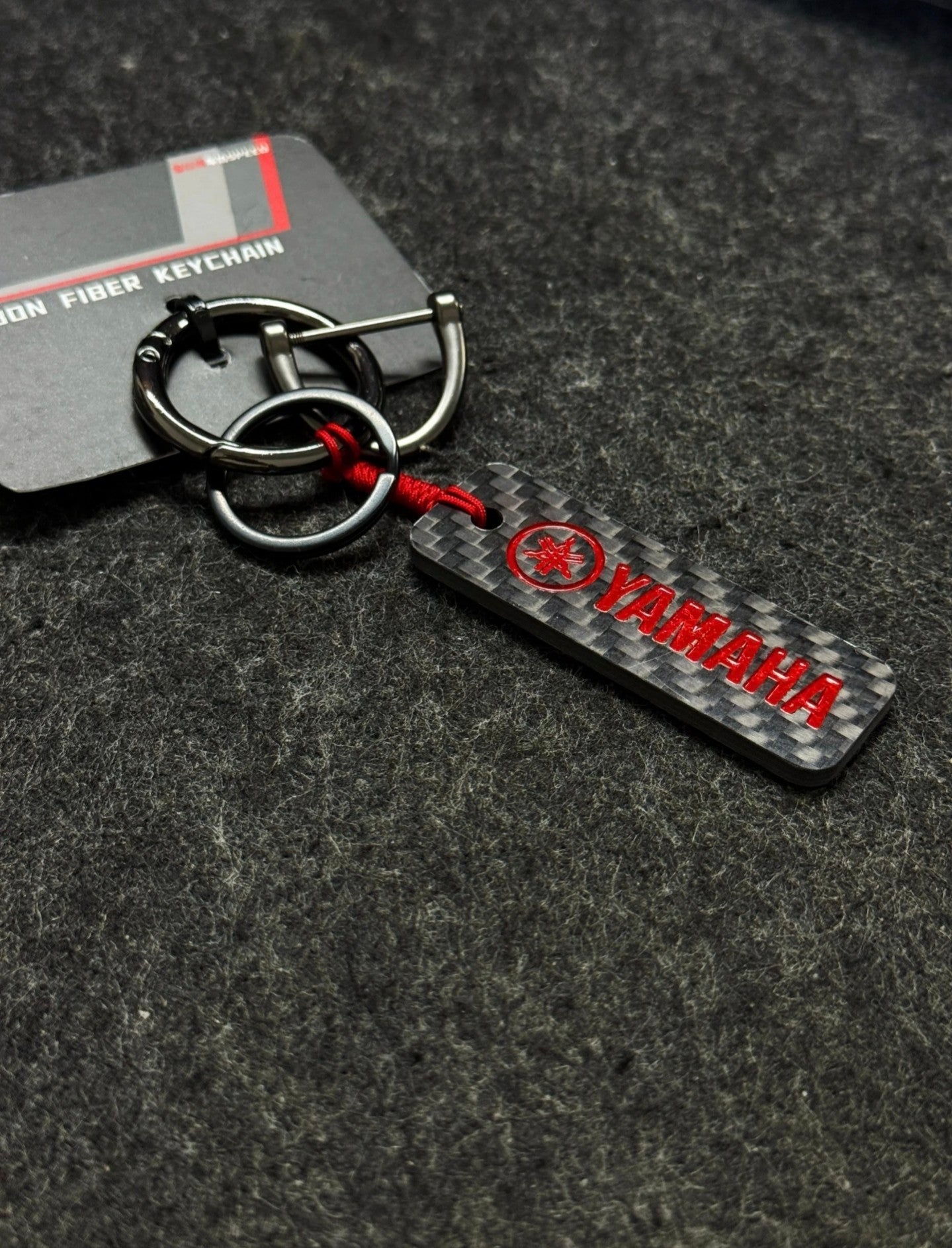 JDM Carbon Fiber Car Keychain