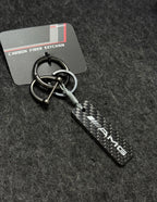 German Car Carbon Fiber Car Keychain